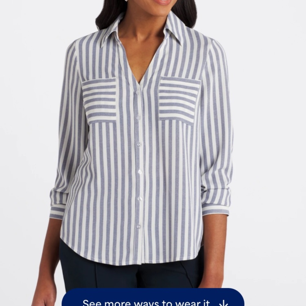 NWT Fortune & Ivy button down shirt